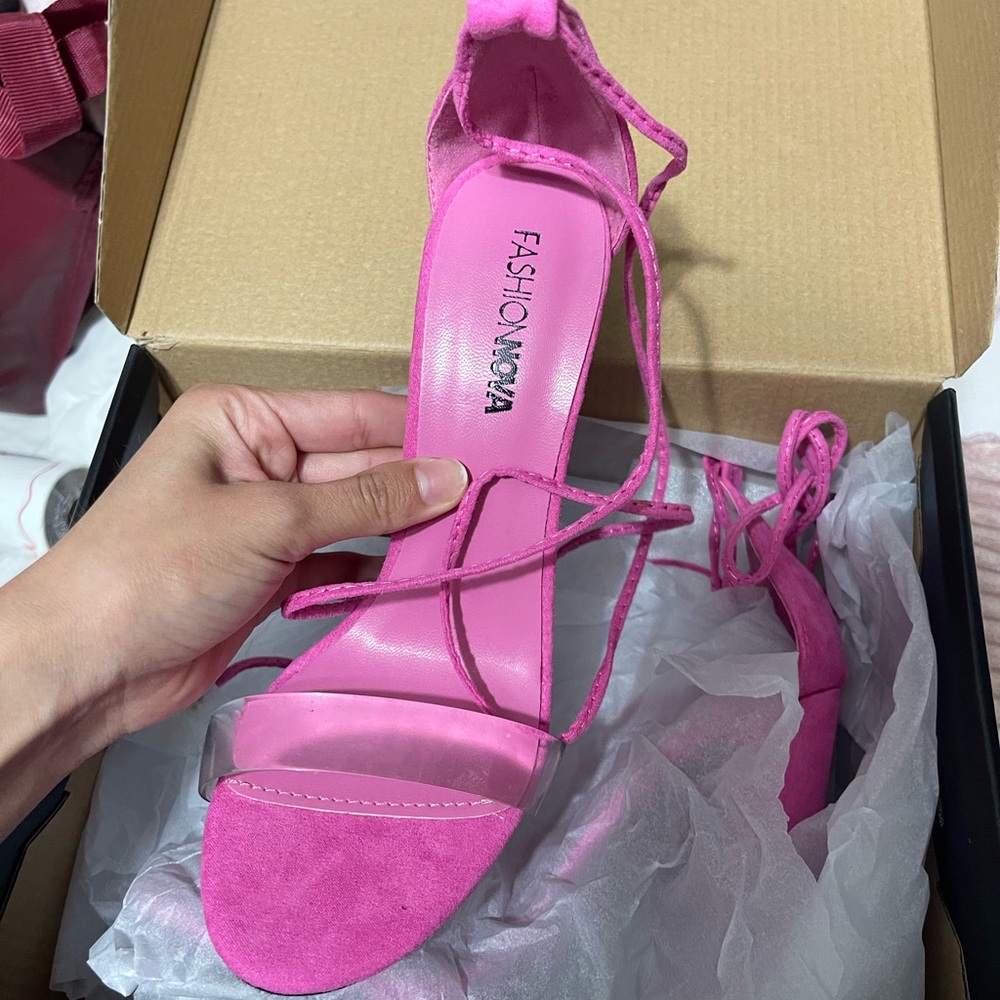Fashion Nova Pink Heels